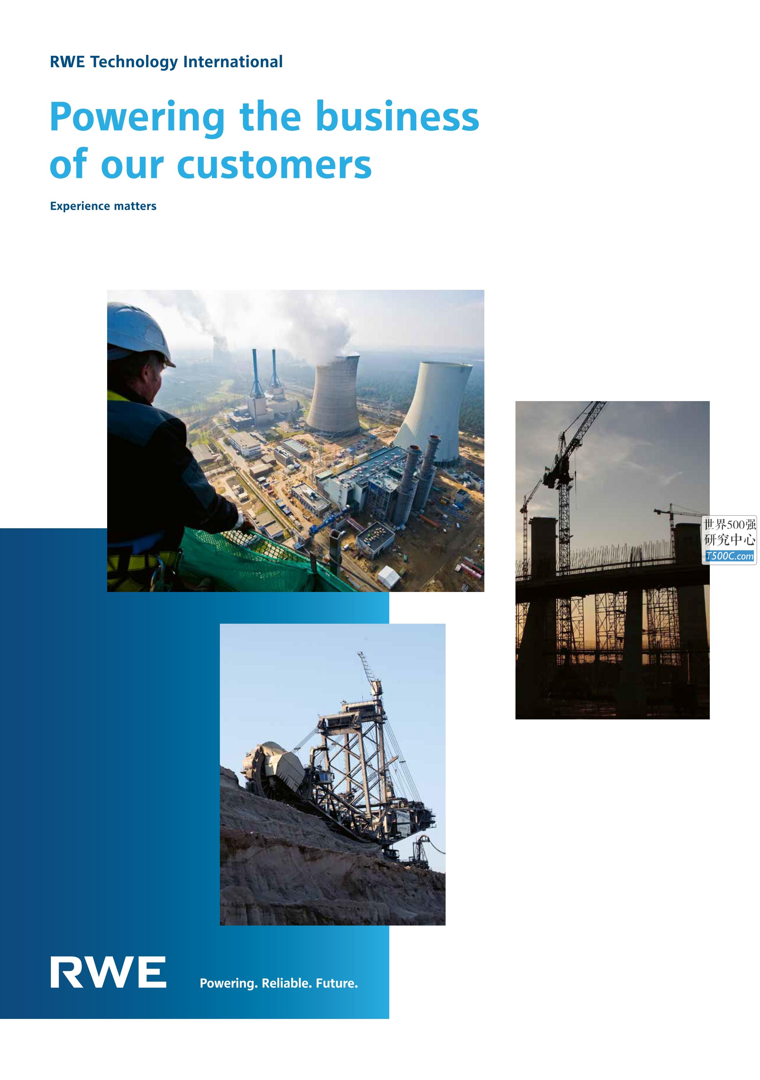 德国莱茵集团RWE_业务宣传册Brochure_T500C.com_engineering-consulting-services