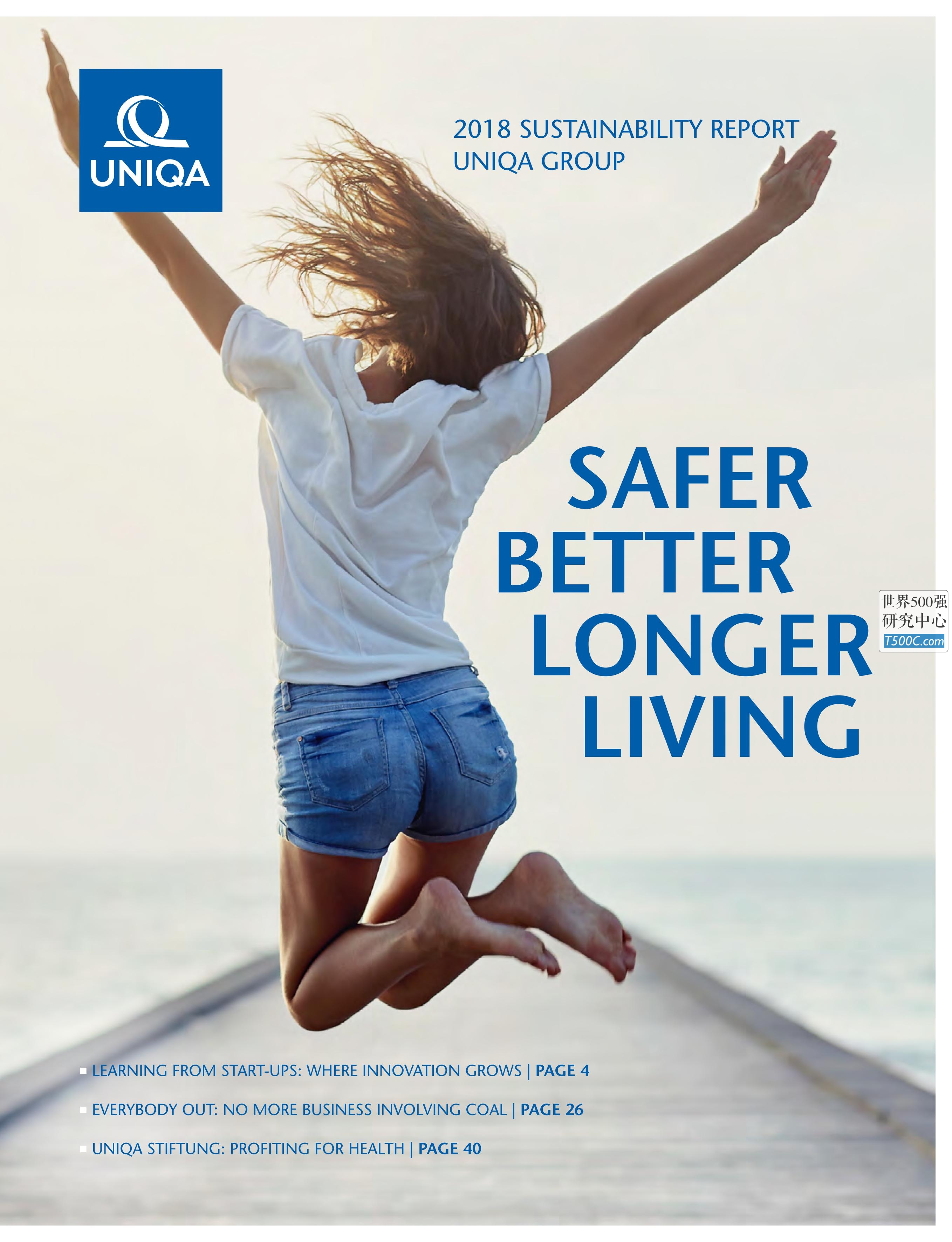 奥地利UNIQA保险_可持续发展报告Sustainability_2018