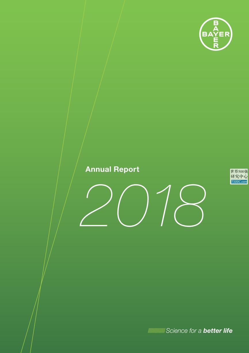拜耳医药Bayer_年报AnnualReport_2018