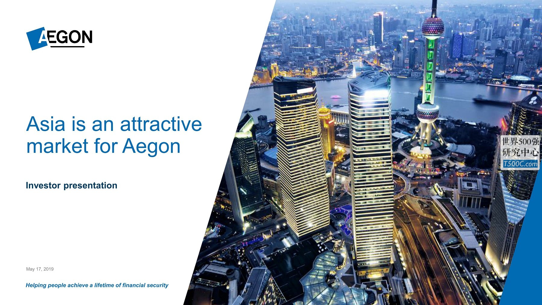 荷兰全球人寿保险Aegon_PPT样式_2019_T500C.com_asia-is-an-attractive-market-for-aegon.pdf