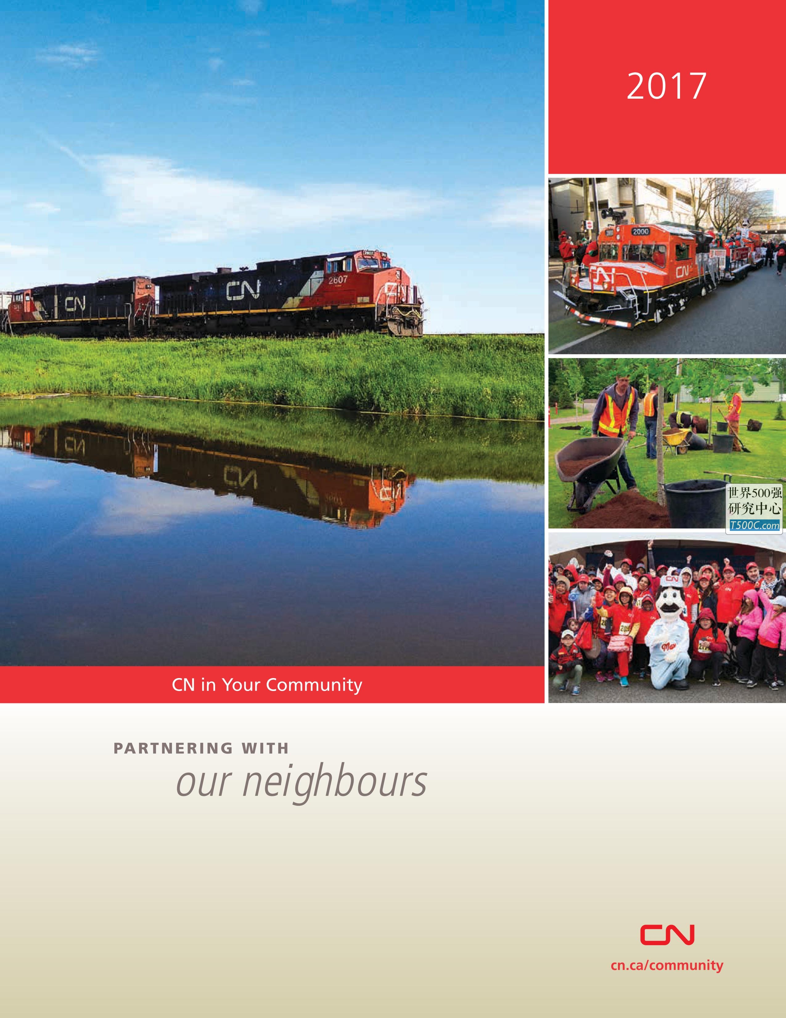 加拿大国家铁路CNRailway_社区责任报告CSR_2017