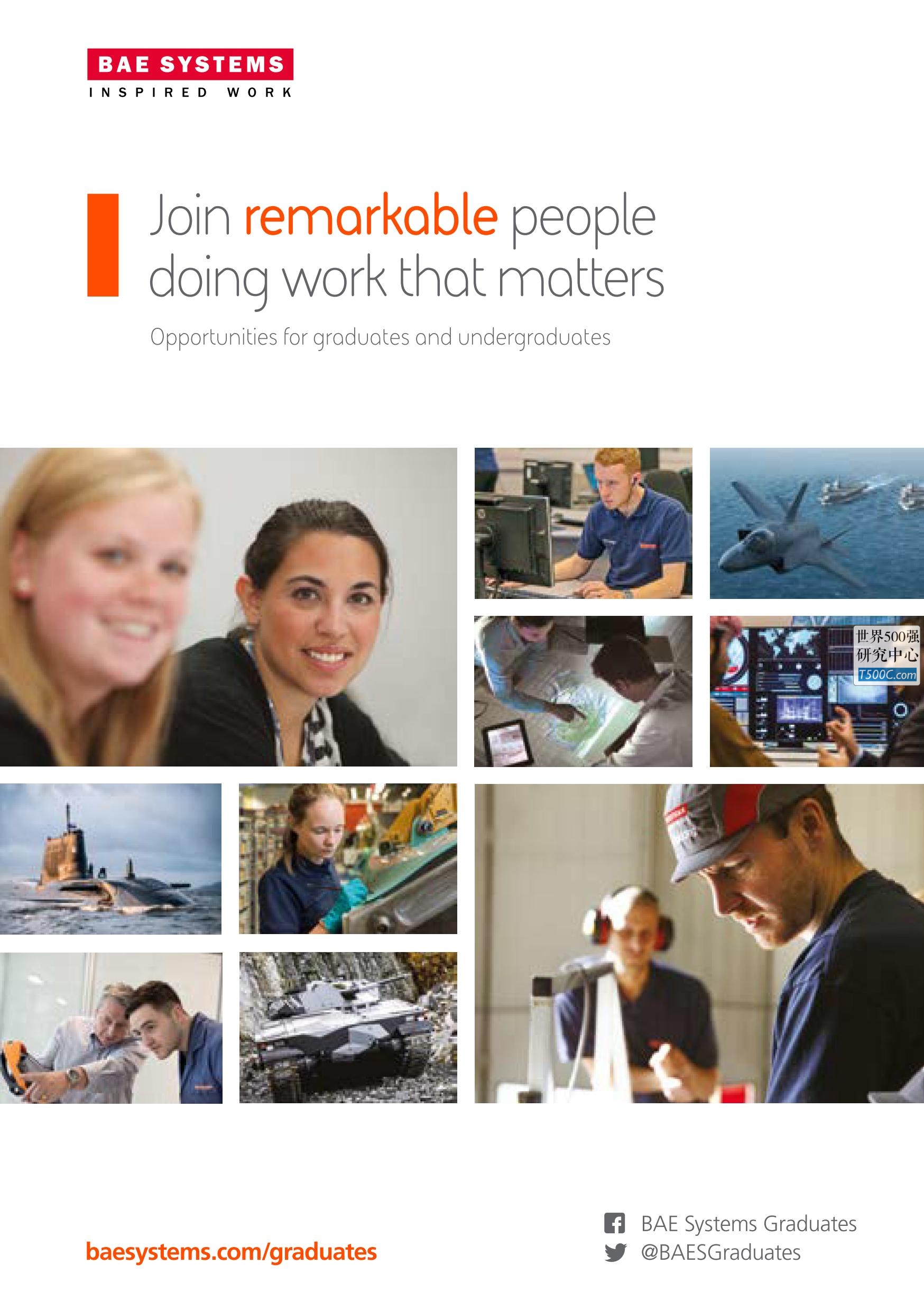 英国宇航系统BAE_人力资源宣传册Brochure_T500C.com_Grad Brochure.pdf(48p)-世界500强设计研究中心—世界顶级企业设计参考库