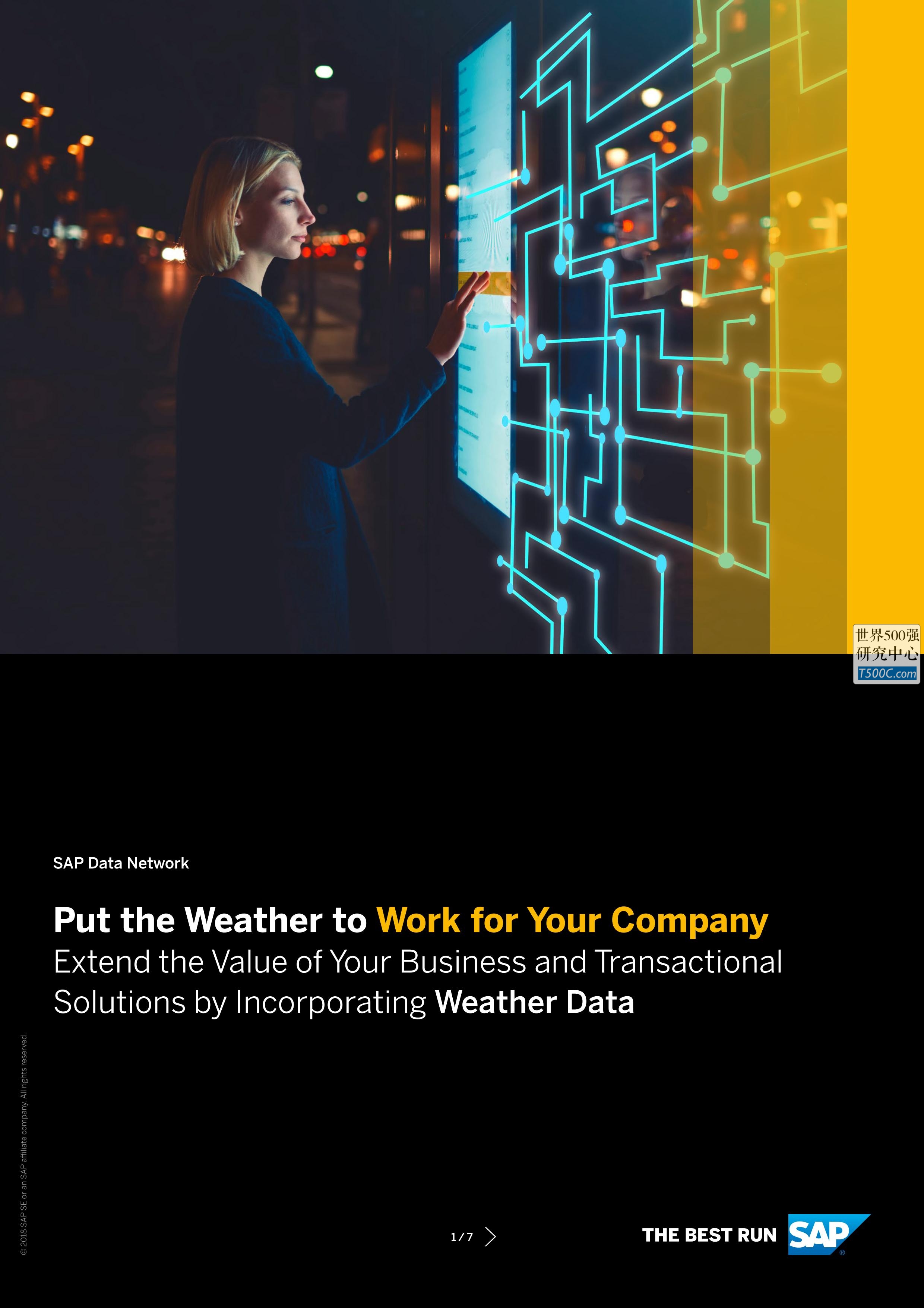 思爱普SAP_见解宣传册Brochure_T500C.com_Weather data.pdf