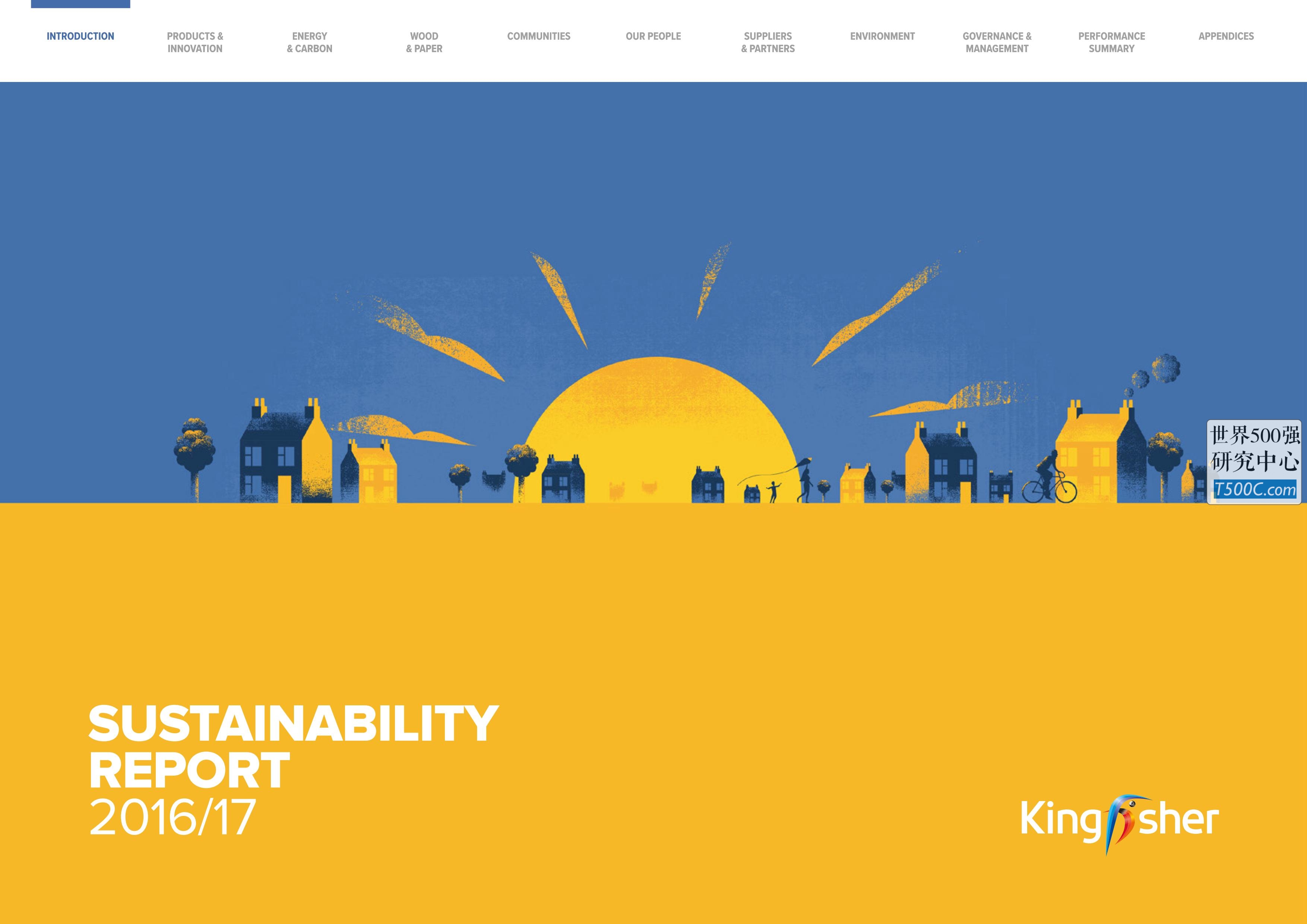 英国翠丰Kingfisher_可持续发展报告Sustainability_2017